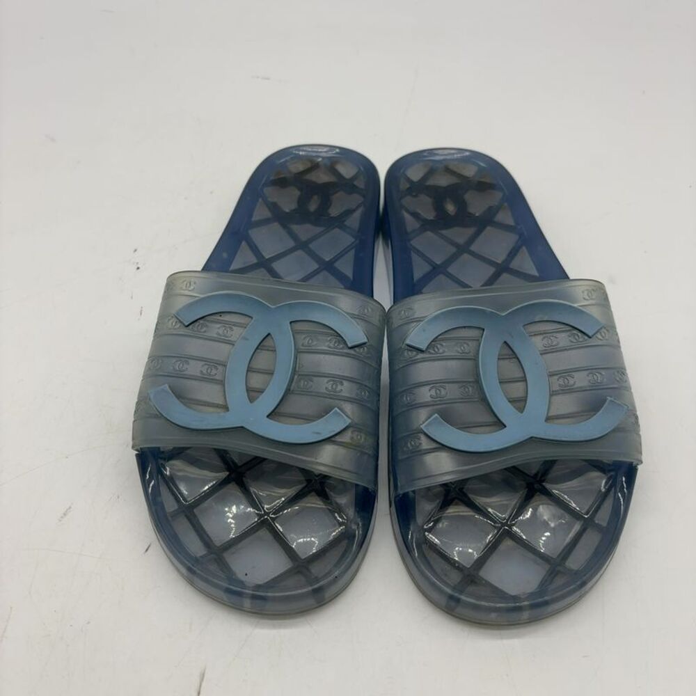 CHANEL Slide with Logo Accent